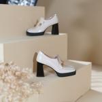 Luxury Handcrafted Leather Women's Shoes: Exquisite Craftsmanship and Elegance(E6haodianA801)