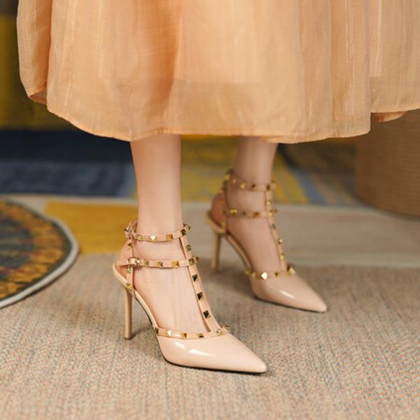 Elegant Handcrafted Genuine Leather Women's Shoes – A Luxurious Craftsmanship Experience(E6haodian776-3)