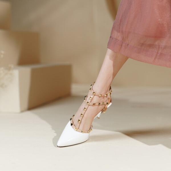 Exquisite Handcrafted Leather Shoes for Elegant Women(E6haodian776-5)