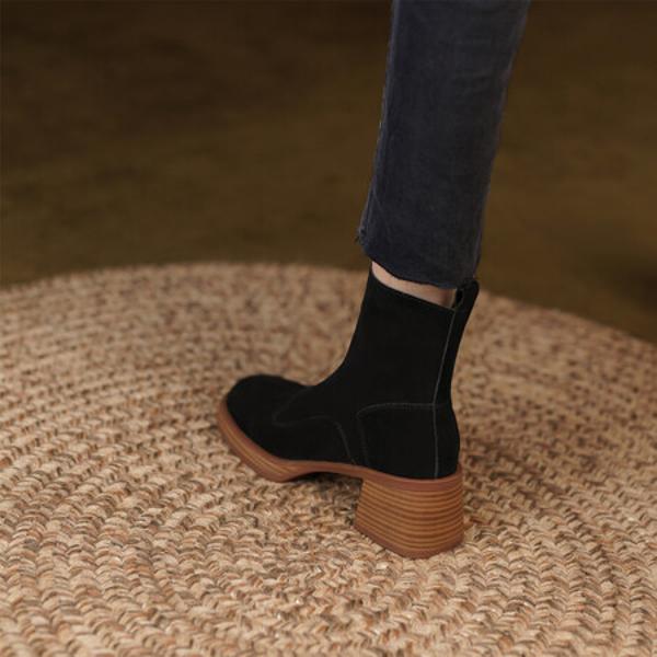 Elegant Handcrafted Genuine Leather Women’s Shoes(E6haodianB130)