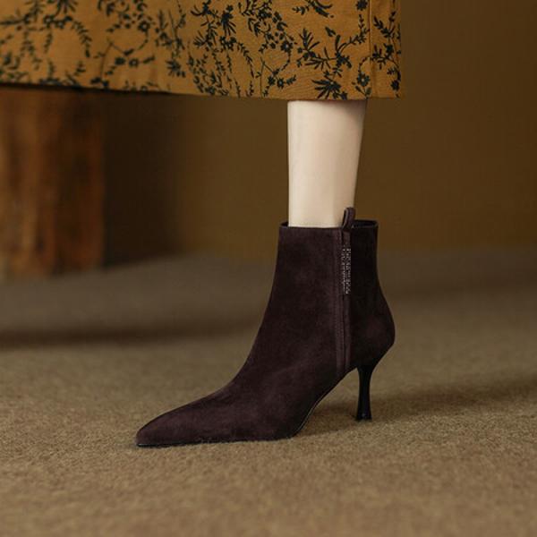 Handcrafted Luxury Leather Women's Shoes: Exquisite Craftsmanship(E6haodianS392)