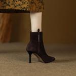 Handcrafted Luxury Leather Women's Shoes: Exquisite Craftsmanship(E6haodianS392)