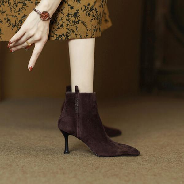 Handcrafted Luxury Leather Women's Shoes: Exquisite Craftsmanship(E6haodianS392)