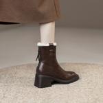 Handcrafted Luxury Leather Women's Shoes with Elegance and Quality(E6haodianB166)