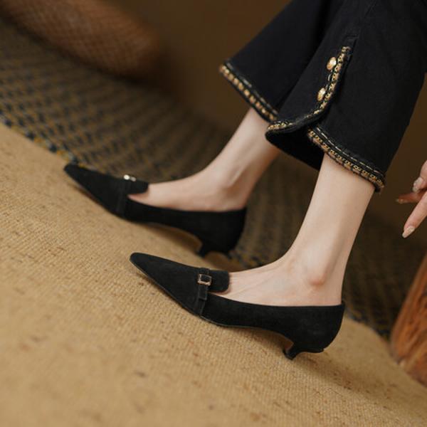 Handcrafted Genuine Leather Women’s Shoes: Luxurious Elegance & Quality(E6haodianA239)