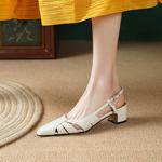 Exquisite Handcrafted Leather Women's Shoes: A Touch of Luxury and Elegance(E6haodianA280-1)