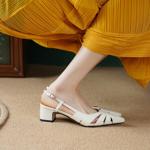 Exquisite Handcrafted Leather Women's Shoes: A Touch of Luxury and Elegance(E6haodianA280-1)