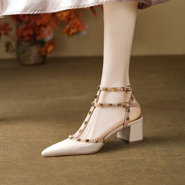 Elegant Handmade Leather Women's Shoes - Premium Craftsmanship(E6haodianX739)