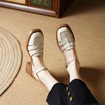 Exquisite Handmade Leather Women's Shoes: Elegance Meets Luxury(E6haodianAb208-1)