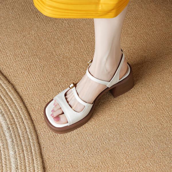 Exquisite Handcrafted Leather Shoes for Elegant Women(E6haodian1155)