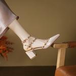 Elegant Handmade Leather Women's Shoes - Premium Craftsmanship(E6haodianX739)