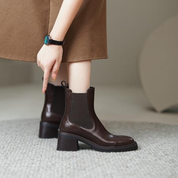 Handcrafted Leather Women's Shoes: Exquisite Craftsmanship & Elegance(E6haodianL155-1)