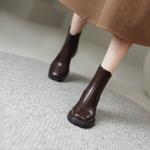 Handcrafted Leather Women's Shoes: Exquisite Craftsmanship & Elegance(E6haodianL155-1)