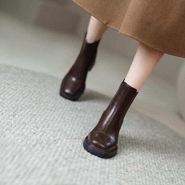 Handcrafted Leather Women's Shoes: Exquisite Craftsmanship & Elegance(E6haodianL155-1)