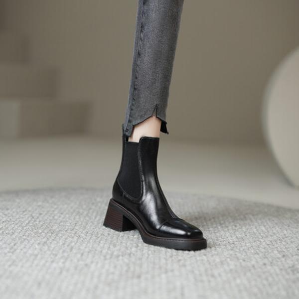 Luxurious Handcrafted Leather Women's Shoes(E6haodianB155)