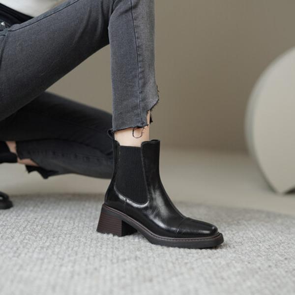 Luxurious Handcrafted Leather Women's Shoes(E6haodianB155)