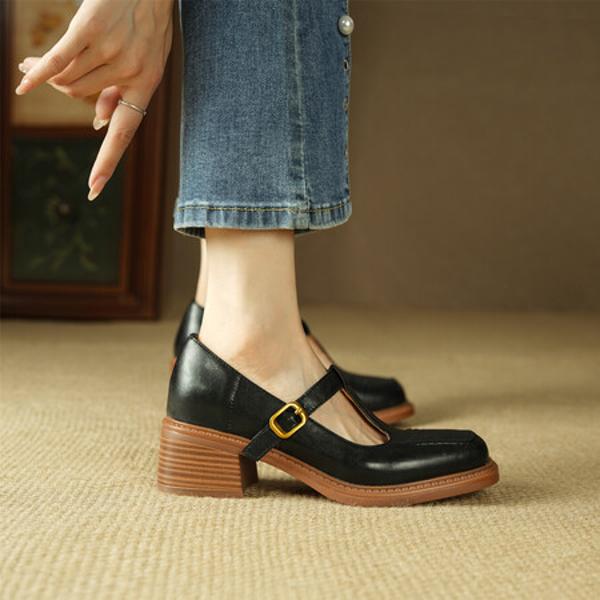 Luxury Handmade Leather Women's Shoes: Exquisite Craftsmanship(E6haodian1102)