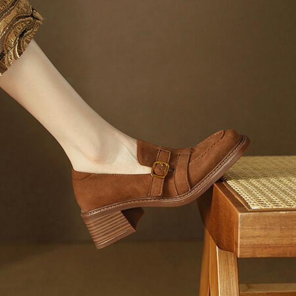 Luxurious Handcrafted Leather Women's Shoes(E6haodian1103)