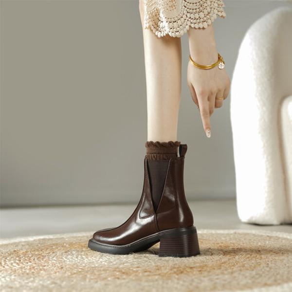 Handcrafted Leather Women’s Shoes - Luxury Elegance(E6haodianE131-6)