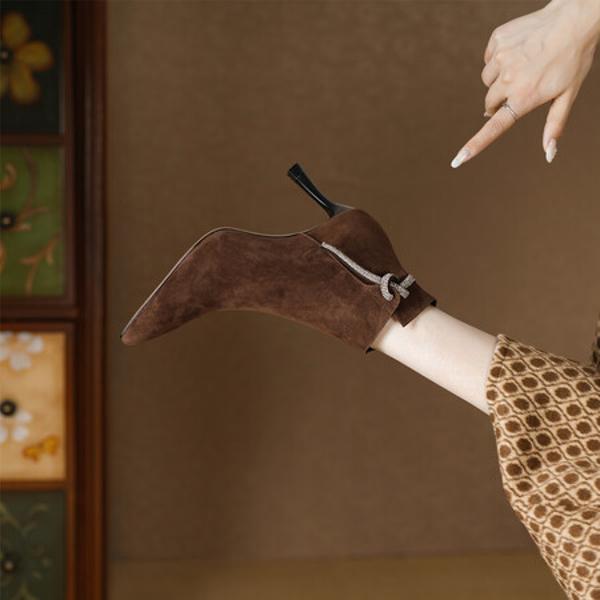 Luxury Genuine Leather Handcrafted Women's Shoes - Elegance Redefined(E6haodian3305)