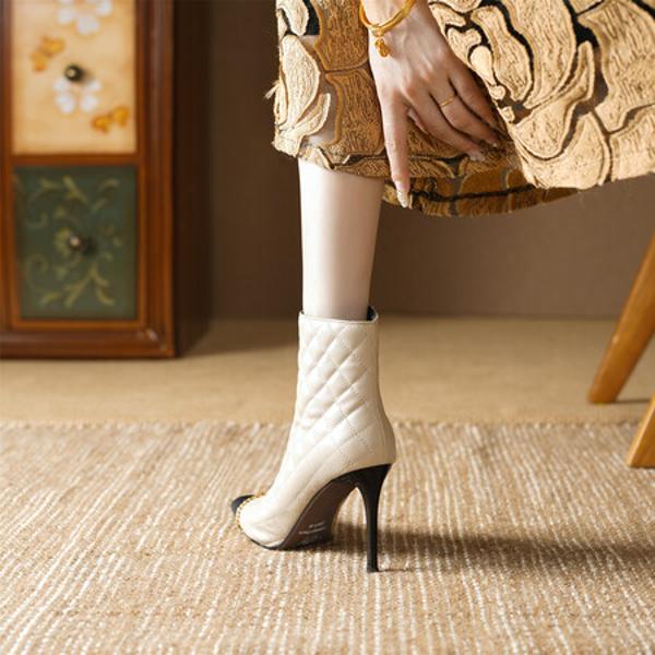 Handcrafted Luxury Leather Women's Shoes - Elegant Craftsmanship(E6haodian33131)