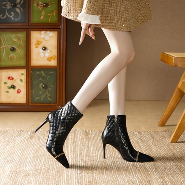 Handcrafted Luxury Leather Women's Shoes - Elegant Craftsmanship(E6haodian33131)