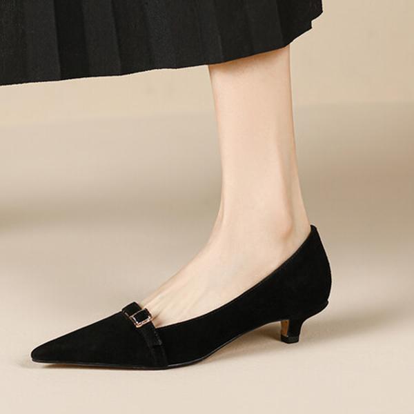 Handcrafted Luxury Leather Women's Shoes - Timeless Elegance(E6haodian5600)