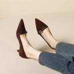 Handcrafted Luxury Leather Women's Shoes - Timeless Elegance(E6haodian5600)