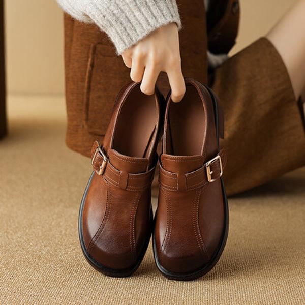 Exquisite Handcrafted Leather Women's Shoes - Luxury & Elegance(E6haodian5602)