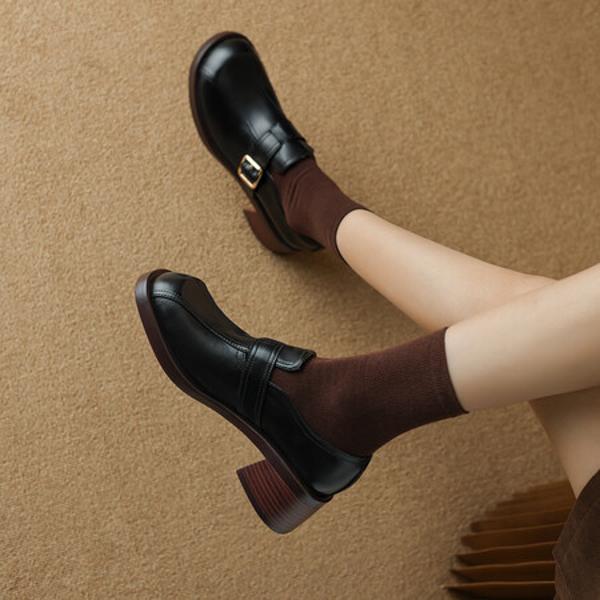 Exquisite Handcrafted Leather Women's Shoes - Luxury & Elegance(E6haodian5602)