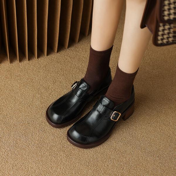 Exquisite Handcrafted Leather Women's Shoes - Luxury & Elegance(E6haodian5602)