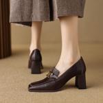 Exquisite Handcrafted Genuine Leather Women's Shoes for Elegant Luxury(E6haodianS1001)