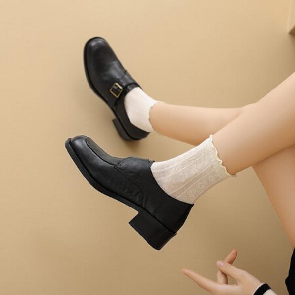 Elegant Handcrafted Leather Women's Shoes - Superior Craftsmanship & Luxury(E6haodianD2001)