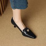 Exquisite Handmade Leather Shoes for Elegant Women(E6haodianS1008)