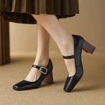 Exquisite Handcrafted Genuine Leather Women's Shoes for Elegant Style(E6haodian1015)