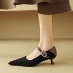 Elegantly Crafted Genuine Leather Handmade Women's Shoes for Luxe Appeal(E6haodianS1017)