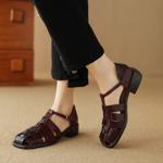 Handcrafted Luxury Leather Women's Shoes: Elegance in Every Stitch(E6haodianD620)