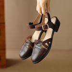 Luxurious Handmade Leather Women's Shoes: Craftsmanship, Quality, Elegance(E6haodianD622)