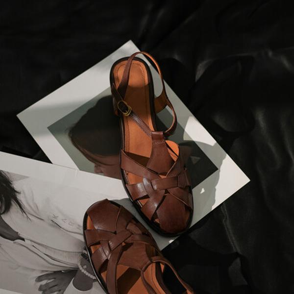 Handcrafted Genuine Leather Women's Shoes: Elegance Redefined(E6haodian993-1)