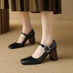 Exquisite Handmade Leather Women's Shoes: Luxury Craftsmanship(E6haodianAS1015)