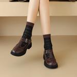 Elegant Handcrafted Leather Women’s Shoes - Luxury Quality Craftsmanship(E6haodianS6670-3)