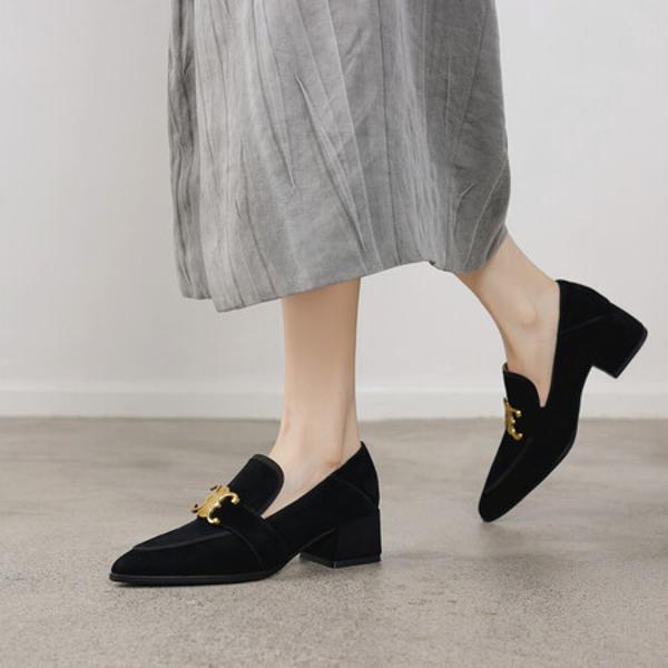 Elegant Handcrafted Genuine Leather Women's Shoes: Luxury in Every Detail(E6haodianYS002-8)