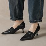 Exquisite Handmade Leather Women's Shoes: Luxurious Craftsmanship & Timeless Elegance(E6haodianS5502-1)