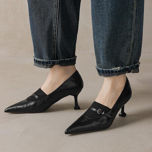 Exquisite Handmade Leather Women's Shoes: Luxurious Craftsmanship & Timeless Elegance(E6haodianS5502-1)