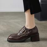 Handcrafted Luxury Leather Women's Shoes for Elegant Style(E6haodianYW101)