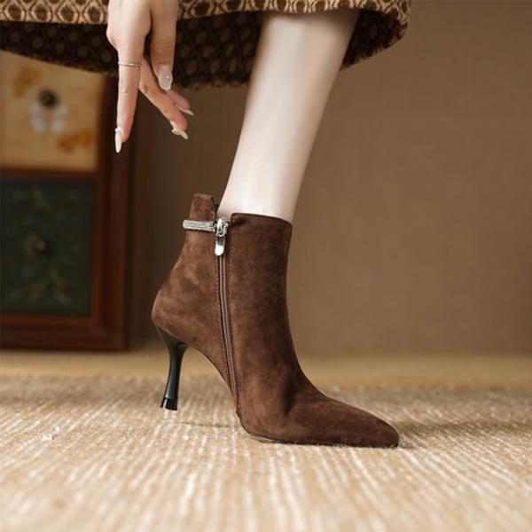 Handcrafted Luxury Genuine Leather Women's Shoes: Elegant Craftsmanship & Quality(E6haodianAS3305-1)