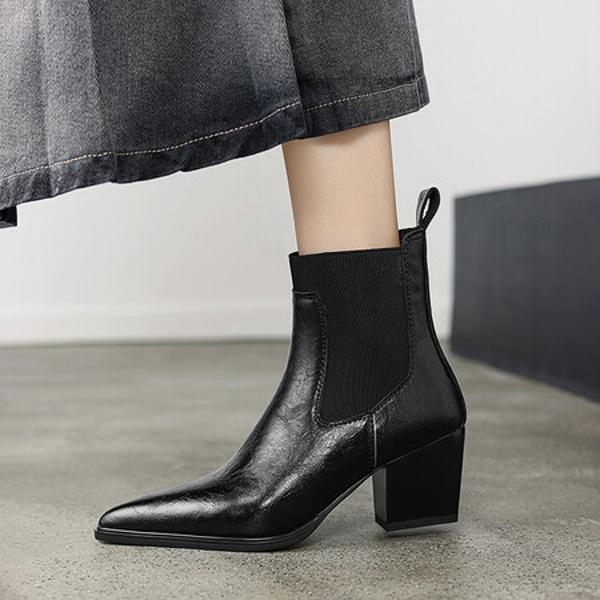 Elegant Handcrafted Leather Women's Shoes - Luxurious Craftsmanship(E6haodian1月-62)