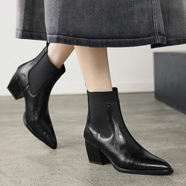 Elegant Handcrafted Leather Women's Shoes - Luxurious Craftsmanship(E6haodian1月-62)