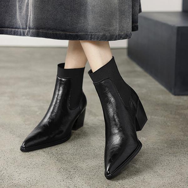 Elegant Handcrafted Leather Women's Shoes - Luxurious Craftsmanship(E6haodian1月-62)