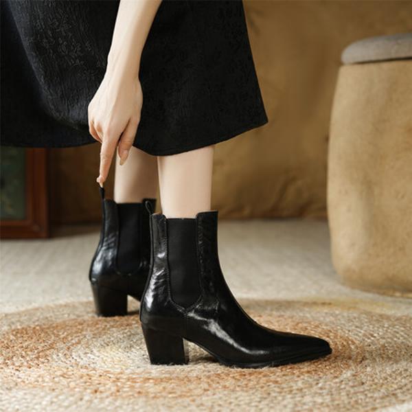 Elegant Handcrafted Genuine Leather Women's Shoes - Luxury Quality(E6haodians5571)